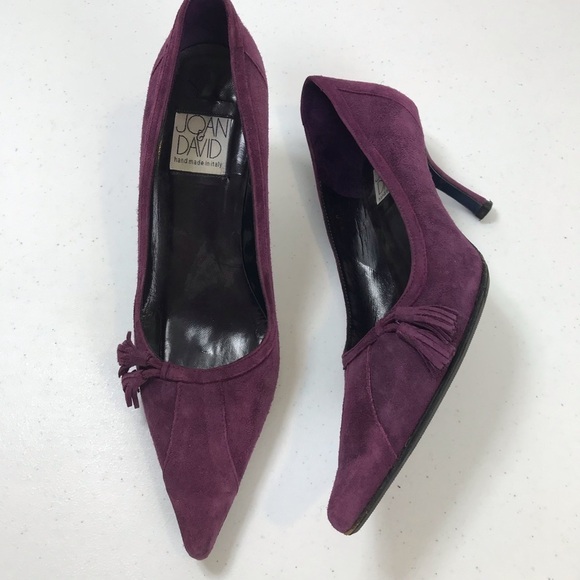 Joan & David Made in Italy suede pump Sz 6.5 - Picture 1 of 5